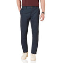 AMAZON ESSENTIALS MEN'S SLIM-FIT WRINKLE-RESISTANT FLAT-FRONT CHINO NAVY - Brand New