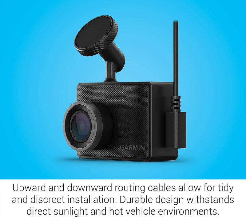 Garmin G010-N2505-00 Dash Cam 47 1080p 140 View Dash Cam - BLACK Like New