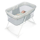 INGENUITY SNOOZE & STOW ROCKING PORTABLE FOLDING BASSINET - SHEPPY - Like New