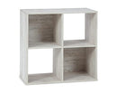 Signature Design by Ashley Socalle Modern 3 Cube Storage Organizer Bookcase - Brand New