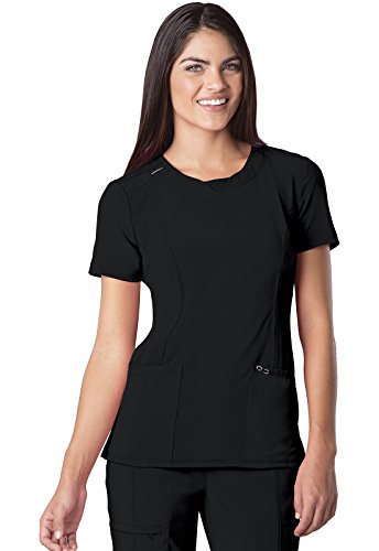 INFINITY CHEROKEE ROUND NECK NURSE SCRUB TOPS WOMEN 3 POCKETS 2624A, SIZE XL - Like New
