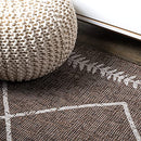SMB129B-210 JONATHAN Y Tribal Diamond Trellis Indoor Outdoor Runner Rug 2X10 5/8 - Brand New