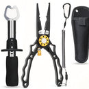 JOE CAST NEWPORT MULTIFUNCTIONAL FISHING PLIERS CUTS BRAIDED/FLUOROCARBON -BLK - Brand New