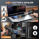 KMM HANDHELD CAR VACUUM CLEANER, 9000PA VACUUM CLEANER & AIR DUSTER BLACK/ORANGE - Like New