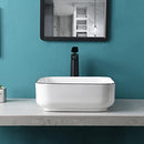 Davivy 15'' Square Vessel Sink, Bathroom Sinks Above Counter, B0B1P6G8SK - Brand New