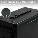 B09N3NBJV1 HOMESTEAD 50 Cal Metal Ammo Can 6-Pack M2A1 Military Storage - Black - Brand New