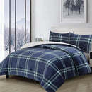 Swift Home Luxurious Ultra-Soft Flannel Plush Sherpa 3 Piece Reversible - Brand New