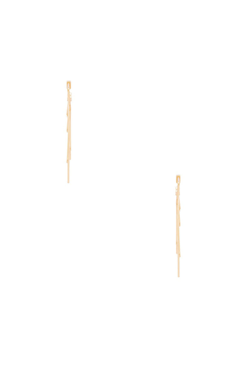 REBECCA MINKOFF SUPER NOVA TRIPLE HOOPS - GOLD - Brand New