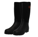 BOSS MEN'S BOSS 19IN WATERPROOF NEOPRENE WORK SAFETY RUBBER BOOTS - 13 - BLACK - Like New