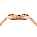 TUCCI ITALY LUSSUOSO STAINLESS STEEL QUARTZ UNISEX WATCH MIYOTA - ROSE GOLD - Like New