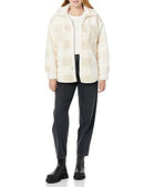 Amazon Essentials Shirt Jacket, Beige Ivory Buffalo Plaid, Large - Brand New