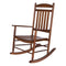 SHINE COMPANY MAINE WOOD ROCKING CHAIR, OAK Like New