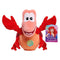 DISNEY PRINCESS SINGING SNAPPING SEBASTIAN 10-Inch Plush STUFFED ANIMAL RED CRAB - Brand New