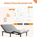 Eshine Adjustable Bed Frame Smart Bed King King Et3100pstke - Grey - Like New