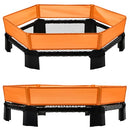 FRANKLIN SPORTS PICKLEPOP GAME - YARD/BEACH PICKLEBALL - ORANGE - Like New