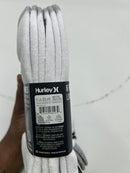 HURLEY MEN'S 6 PACK LOW CUT SOCKS - SIZE: MEN 10 - WHITE AND GRAY - Brand New
