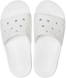CROCS UNISEX-ADULT CLASSIC SLIDE SANDALS - SIZE: MEN 7 WOMEN 9 - WHITE - Brand New