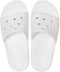 CROCS UNISEX-ADULT CLASSIC SLIDE SANDALS - SIZE: MEN 7 WOMEN 9 - WHITE - Brand New