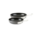 ALL-CLAD HA1 HARD ANODIZED NON STICK FRY PAN 2 PIECE 8 10 INCH BLACK - Brand New