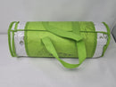 INFINITE HOME MEMORY FOAM BAMBOO PILLOW QUEEN SIZE - WHITE/GREEN - Like New