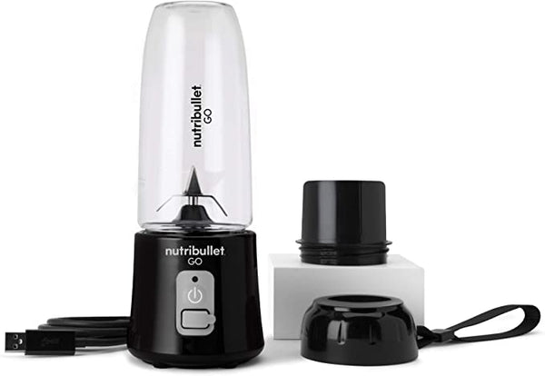 Nutribullet GO Portable Blender Shakes Smoothies 13 Oz 70 Watts NB50300 - Black Like New