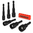 NEIKO 10190A MAGNETIC NUT DRIVER SET 6 PIECE IMPACT NUT DRIVER 1/4” to 9/16” - Brand New