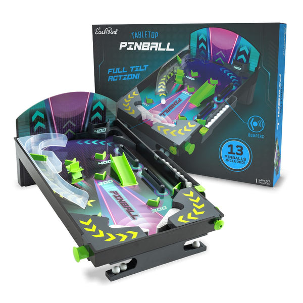 EASTPOINT ARCADE PINBALL GAME, 12.6" X 12.6" - MULTICOLOR - Like New