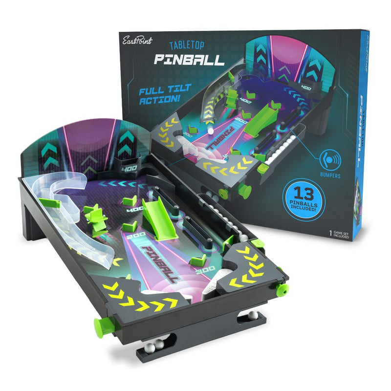 EASTPOINT ARCADE PINBALL GAME, 12.6" X 12.6" - MULTICOLOR - Like New