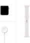 APPLE WATCH SERIES 3 GPS 38mm SILVER ALUMINUM WHITE SPORT BAND MTEY2LL/A - Like New