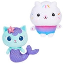 GABBY’S DOLLHOUSE PURR-IFIC PLUSH TOYS 2-PACK CAKEY CAT MERCAT 6063380 - Brand New