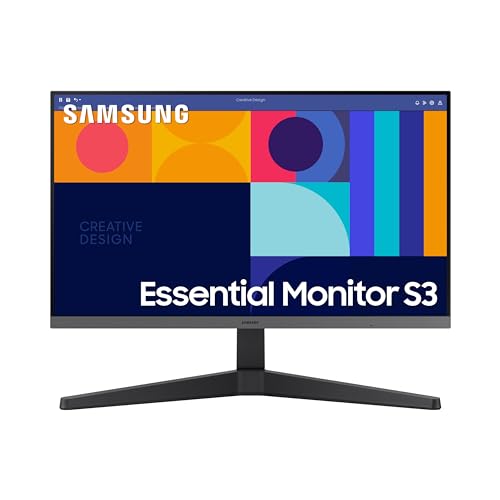 SAMSUNG 24" S33GC Series FLAT SCREEN IPS HDMI LS24C332GANXZA - BLACK - Like New