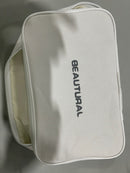BEAUTURAL WHITE 10X7X2 BEAUTURAL TRAVELING CASE - WHITE - Like New