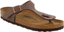 BIRKENSTOCK GIZEH BIRKO-FLOR UNISEX SANDALS - SIZE: MEN 5 WOMEN 7 - MOCHA - Brand New