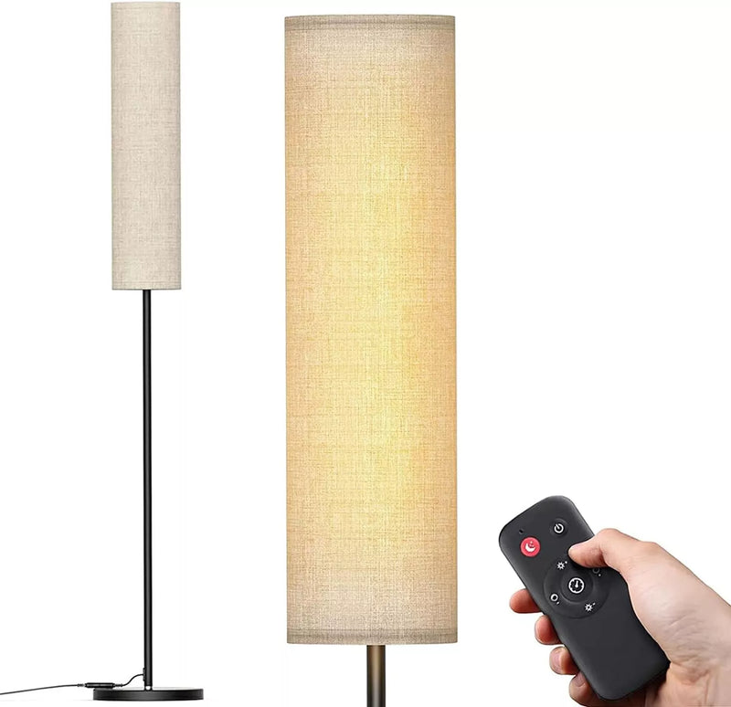 BUZHI TALL LED FLOOR LAMP WITH MAGNETIC REMOTE CONTROLLER MODEL BYD-02 - BLACK - Like New