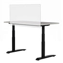 Safco Products Desktop Privacy & Wellness Panel - Frosted (7516FR) - Brand New