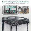 Binecer Corner Shower Caddy Standing, 3-Tier Rustproof Shower Organizer - Brand New