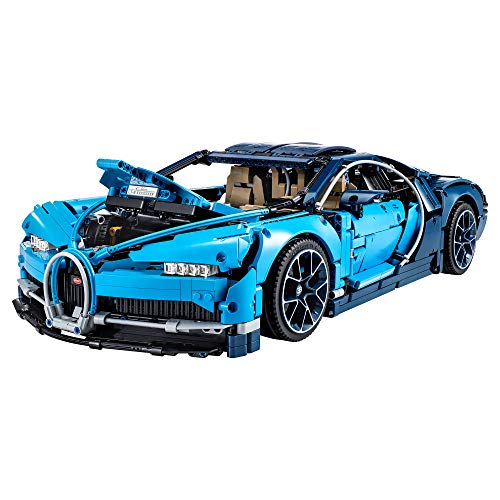 LEGO TECHNIC BUGATTI CHIRON 42083 RACE CAR BUILDING KIT 3599 PIECES - BLUE - Brand New