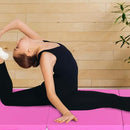 Signature Fitness Three Fold Folding Exercise Mat Gymnastics B07WCD3J8H - Pink - Brand New