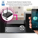 ALURATEK BLUETOOTH AUDIO RECEIVER AND TRANSMITTER WITH LOW LATENCY - BLACK - Like New
