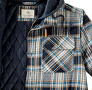 6575 LEGENDARY WHITETAILS MEN MAPLEWOOD HOODED SHIRT JACKET BLUE DUSK 4XL - Brand New