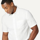 AEMN21976Q226 AMAZON ESSENTIALS MEN'S POLO SHIRT, SHORT SLEEVE, SIZE MEN L WHITE - Brand New
