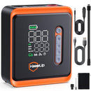 KEEPUP TIRE INFLATOR PORTABLE AIR COMPRESSOR KEEPUP 150 PSI NW05-P - ORANGE - Like New