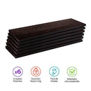 Redlemon Floating Wood Shelves 50 cm x 15 cm, Set of 6 Minimalist Shelving - Brand New