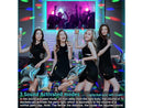 Sound Activated Party Lights Dj Disco Ball Light with Pattern Projection, RGB