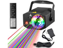 Sound Activated Party Lights Dj Disco Ball Light with Pattern Projection, RGB
