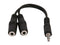 Rosewill RCW-H9010 - 3.5mm Stereo Splitter Cable - 6 Inches