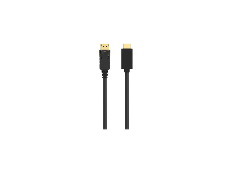 Belkin F2CD001B03-E 3 ft. Black DisplayPort to HDMI® Cable Male to Male