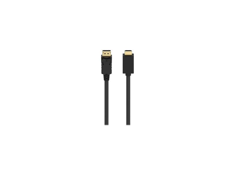 Belkin F2CD001B03-E 3 ft. Black DisplayPort to HDMI® Cable Male to Male