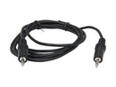 C2G 40413 3.5mm M/M Stereo Audio Cable, Aux Cable, Black (6 Feet, 1.82 Meters)
