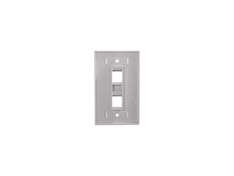 C2G 03410 One Keystone Single Gang Wall Plate